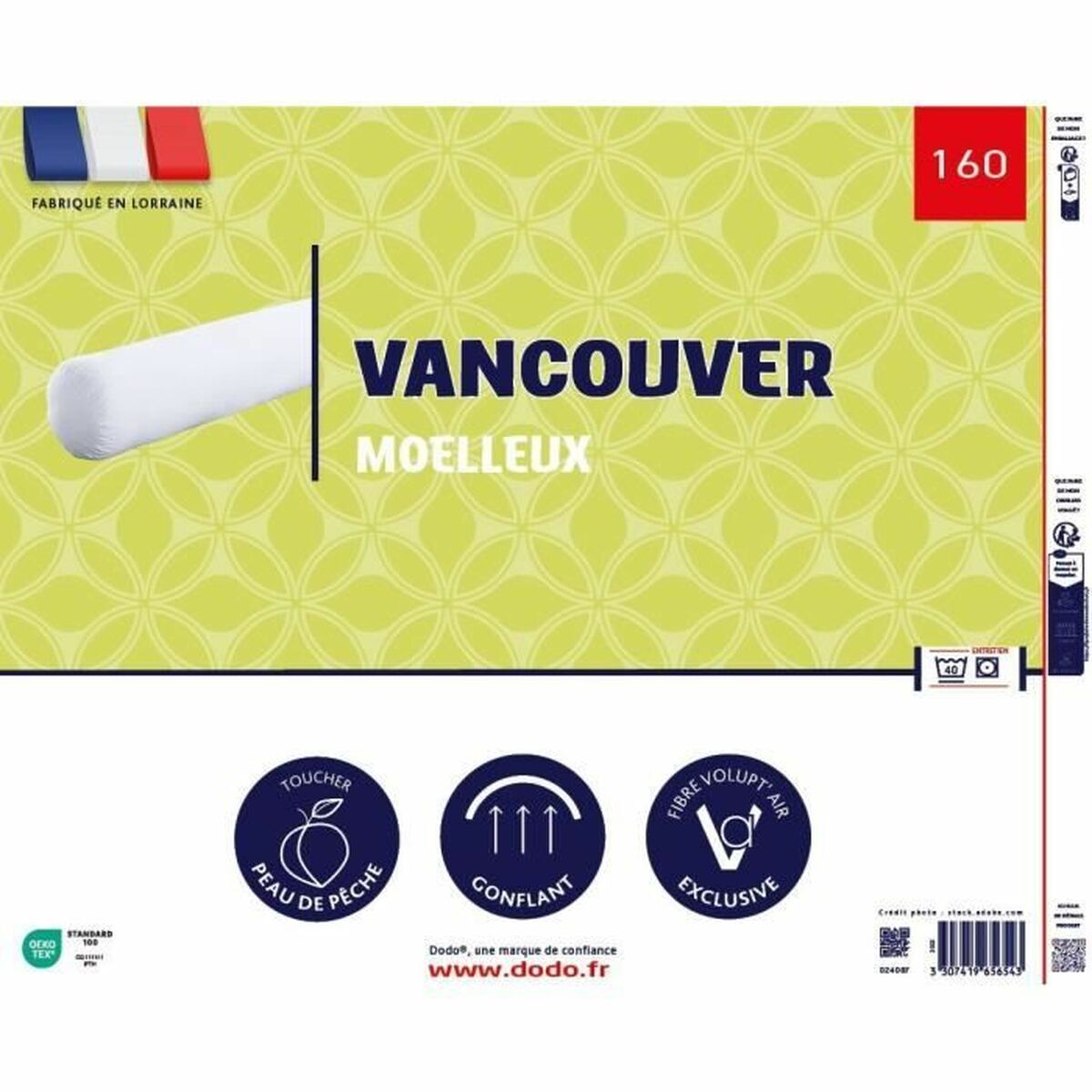 Tyyny DODO Vancouver Valkoinen 160 cm
