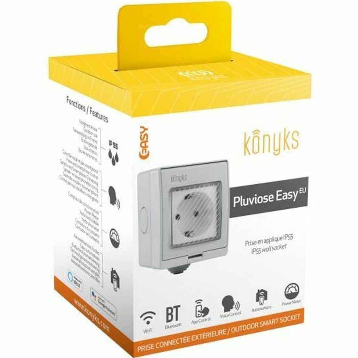 Älypistorasia Konyks Pluviose Easy Wi-Fi Bluetooth Ulkopuoli 90 - 250 V 16 A