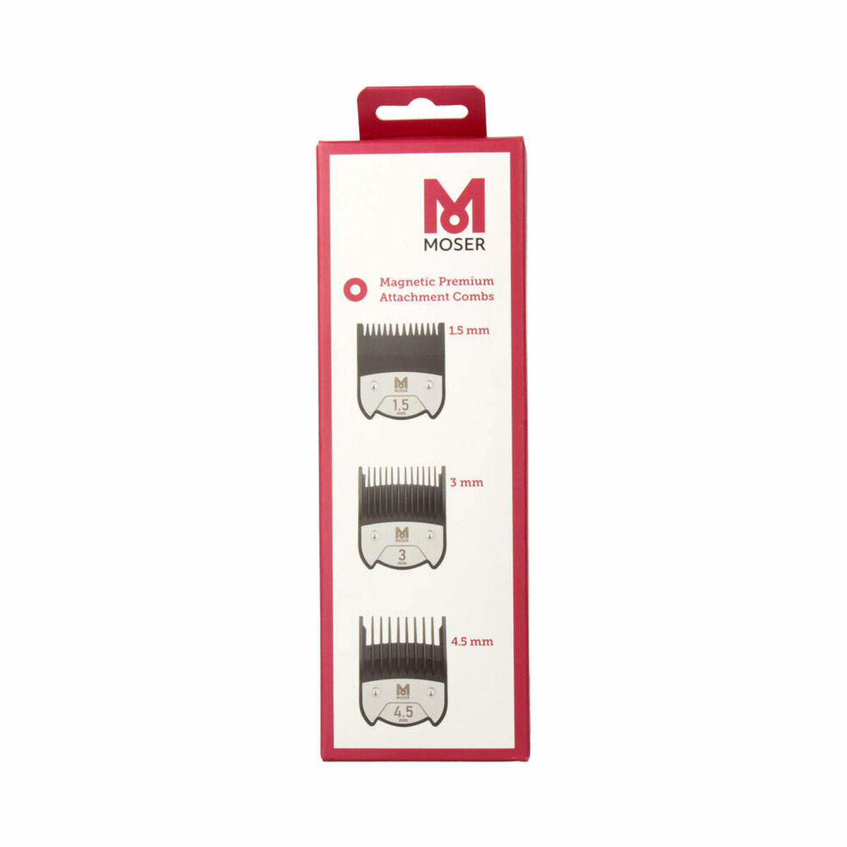 Kampa/harjasetti Wahl Moser Pack Peines (1.5/3/4.5 MM)