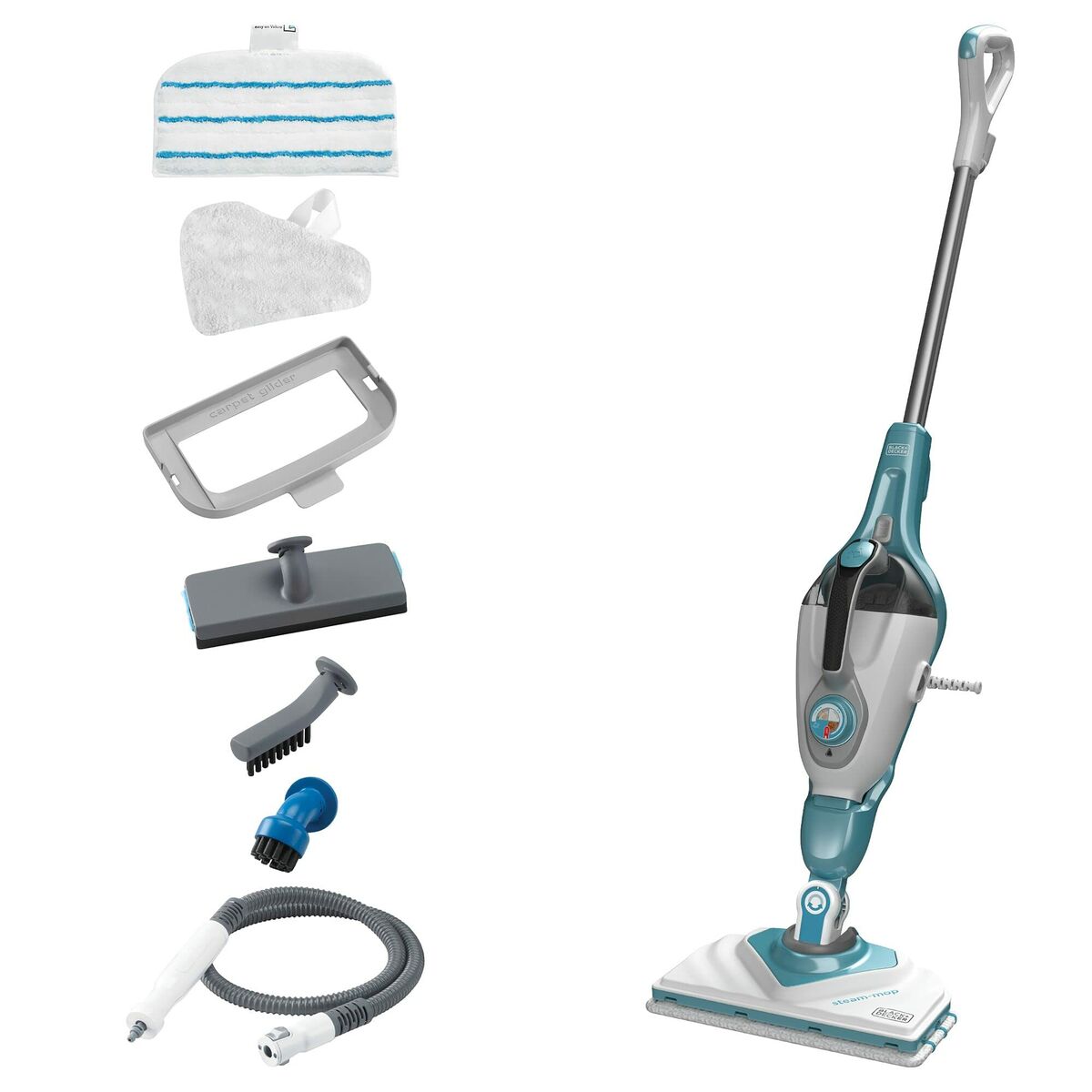 Höyrypuhdistin Black & Decker Steam-Mop 500 ml 1600 W