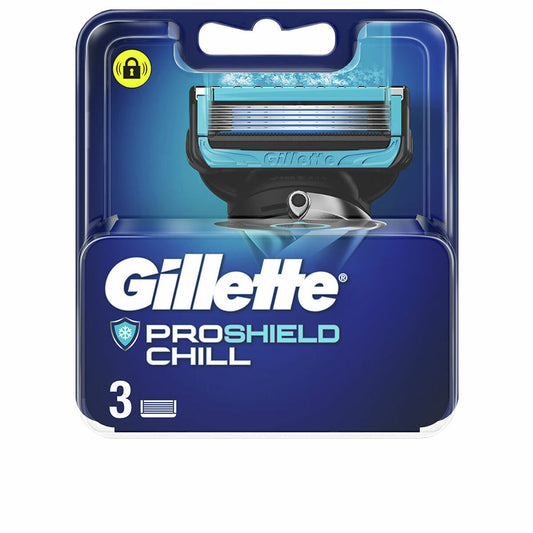 Vaihtopartaterä Gillette Fusion Proshield Chill 3 Kappaletta