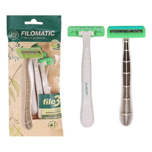 Käsikäyttöinen partakone Bio Tripla (4 pcs)