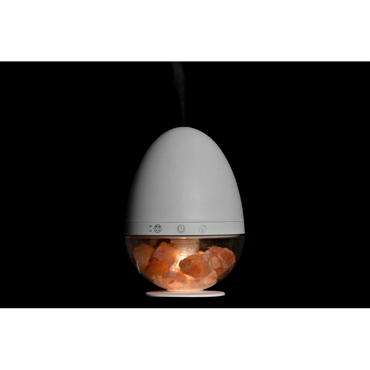 Eteerisen öljyn annostelija DKD Home Decor LED Valo Suolalla (13,5 x 13,5 x 19 cm) (300 ml)