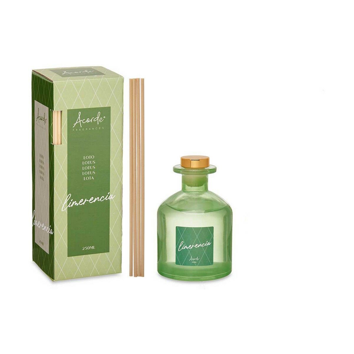 Parfyymipuikot Lootuksenkukka (250 ml) (6 osaa)